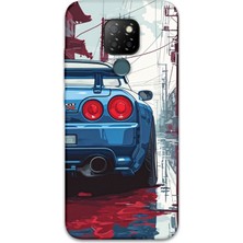 Gramaphone Gm 20 Uyumlu Araba Desenli Telefon Kılıfı + Ekran Koruyucu - 5761