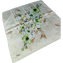 Mim Eşarp ve Şal Emilya Rayon Çiçek Desenli Şal Eşarp 90X90 cm