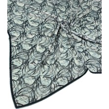 Mim Eşarp ve Şal Valino Desenli Şifon Eşarp – 90X90 cm