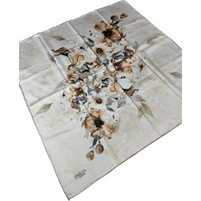 Mim Eşarp ve Şal Emilya Rayon Çiçek Desenli Şal Eşarp 90X90 cm