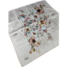 Mim Eşarp ve Şal Emilya Rayon Çiçek Desenli Şal Eşarp 90X90 cm