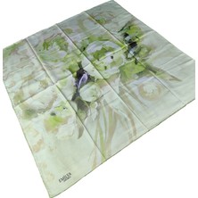 Mim Eşarp ve Şal Emilya Rayon Çiçek Desenli Eşarp 90X90 cm
