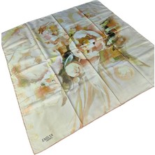 Mim Eşarp ve Şal Emilya Rayon Çiçek Desenli Eşarp 90X90 cm
