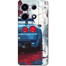 Gramaphone Infinix Note 30 Vıp Uyumlu Araba Desenli Telefon Kılıfı + Ekran Koruyucu - 5761