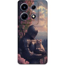 Gramaphone Infinix Note 30 Vıp Uyumlu Retro Desenli Telefon Kılıfı + Ekran Koruyucu - 5845