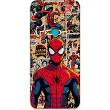 Gramaphone Gm 21 Plus Uyumlu Spiderman Desenli Telefon Kılıfı + Ekran Koruyucu - 5934