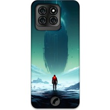 Gramaphone Reeder S71 Uyumlu Uzay Desenli Telefon Kılıfı + Ekran Koruyucu - 5864