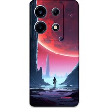 Gramaphone Infinix Note 30 Vıp Uyumlu Uzay Desenli Telefon Kılıfı + Ekran Koruyucu - 5860