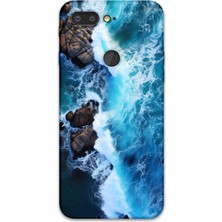 Gramaphone Gm 9 Pro Uyumlu Mermer Desenli Telefon Kılıfı + Ekran Koruyucu - 5810