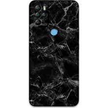 Gramaphone Gm 21 Pro Uyumlu Mermer Desenli Telefon Kılıfı + Ekran Koruyucu - 5815