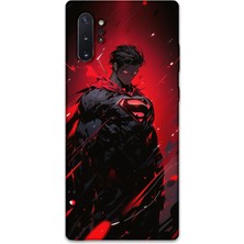 Gramaphone Galaxy Note 10 Plus Uyumlu Superman Desenli Telefon Kılıfı + Ekran Koruyucu - 5929