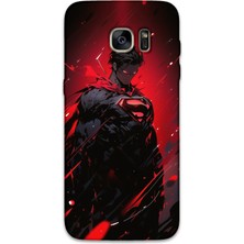 Gramaphone Galaxy S7 Edge Uyumlu Superman Desenli Telefon Kılıfı + Ekran Koruyucu - 5929