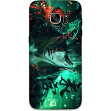 Gramaphone Galaxy S7 Edge Uyumlu Anime Desenli Telefon Kılıfı + Ekran Koruyucu - 5921