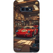 Gramaphone Galaxy S10E Uyumlu Araba Desenli Telefon Kılıfı + Ekran Koruyucu - 5759
