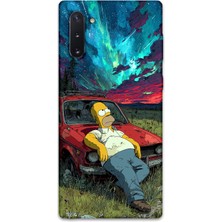 Gramaphone Galaxy Note 10 Uyumlu Simpson Desenli Telefon Kılıfı + Ekran Koruyucu - 5938