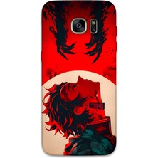 Gramaphone Galaxy S7 Edge Uyumlu Anime Desenli Telefon Kılıfı + Ekran Koruyucu - 5898