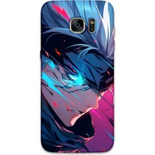 Gramaphone Galaxy S7 Edge Uyumlu Anime Desenli Telefon Kılıfı + Ekran Koruyucu - 5902