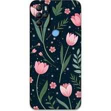 Gramaphone Gm 21 Pro Uyumlu Çiçek Desenli Telefon Kılıfı + Ekran Koruyucu - 5788