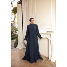 Nissra Ankanoor Lacivert Yarım Pat Yandan Büzgülü ANKA255073