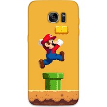 Gramaphone Galaxy S7 Edge Uyumlu Mario Desenli Telefon Kılıfı + Ekran Koruyucu - 5941