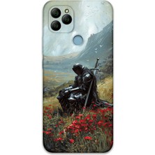 Gramaphone Gm 22 Uyumlu Retro Desenli Telefon Kılıfı + Ekran Koruyucu - 5840