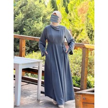 Nissra Ankanoor Anvelop Kolluklu Örme Ferace&elbise ANKA255103