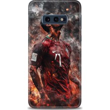 Samsung Galaxy S10E Hd Baskılı Kılıf + Seramik Tam Kaplayan Ekran Koruyucu 8