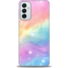 Samsung Galaxy M13 Hd Baskılı Kılıf + Seramik Tam Kaplayan Ekran Koruyucu 422