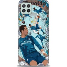 Rulet Samsung Galaxy M32 Hd Baskılı Kılıf + Seramik Tam Kaplayan Ekran Koruyucu 1