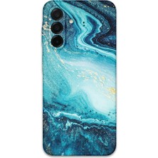 Gramaphone Galaxy A17 Uyumlu Mermer Desenli Telefon Kılıfı + Ekran Koruyucu - 5818