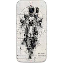 Gramaphone Galaxy S7 Edge Uyumlu Anime Desenli Telefon Kılıfı + Ekran Koruyucu - 5875