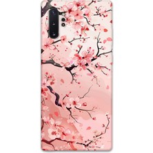 Gramaphone Galaxy Note 10 Plus Uyumlu Çiçek Desenli Telefon Kılıfı + Ekran Koruyucu - 5805