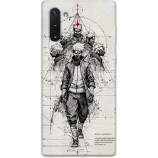 Gramaphone Galaxy Note 10 Uyumlu Anime Desenli Telefon Kılıfı + Ekran Koruyucu - 5875