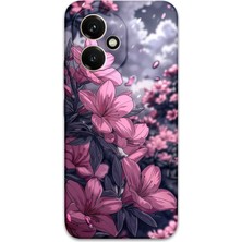 Gramaphone Honor 400 Uyumlu Çiçek Desenli Telefon Kılıfı + Ekran Koruyucu - 5796