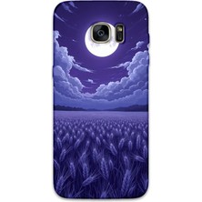 Gramaphone Galaxy S7 Edge Uyumlu Çiçek Desenli Telefon Kılıfı + Ekran Koruyucu - 5797