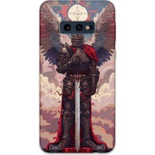 Gramaphone Galaxy S10E Uyumlu Retro Desenli Telefon Kılıfı + Ekran Koruyucu - 5837