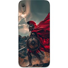 Gramaphone Huawei Y6 2019 Uyumlu Retro Desenli Telefon Kılıfı + Ekran Koruyucu - 5834