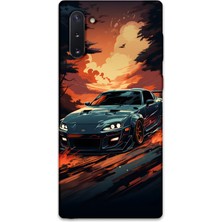 Gramaphone Galaxy Note 10 Uyumlu Araba Desenli Telefon Kılıfı + Ekran Koruyucu - 5766