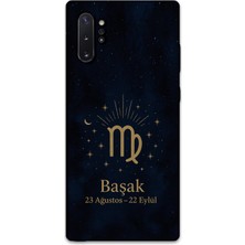 Gramaphone Galaxy Note 10 Plus Uyumlu Başak Burcu Desenli Telefon Kılıfı + Ekran Koruyucu - 5773