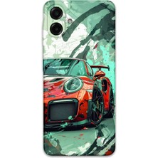 Gramaphone Galaxy A07 Uyumlu Araba Desenli Telefon Kılıfı + Ekran Koruyucu - 5765