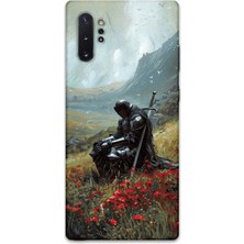 Gramaphone Galaxy Note 10 Plus Uyumlu Retro Desenli Telefon Kılıfı + Ekran Koruyucu - 5840