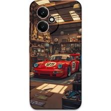 Gramaphone Honor 400 Uyumlu Araba Desenli Telefon Kılıfı + Ekran Koruyucu - 5759