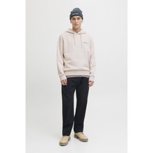 Erkek Jack & Jones Jjyukı Front Sweat Hood – Kapüşonlu, Yumuşak Kumaş, Rahat Kesim, Günlük Kullanıma Uygun Sweatshirt