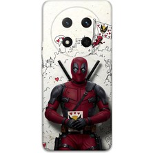 Gramaphone Honor Magic 7 Lite Uyumlu Deadpool Desenli Telefon Kılıfı + Ekran Koruyucu - 5927