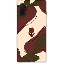 Gramaphone Galaxy Note 10 Plus Uyumlu Çiçek Desenli Telefon Kılıfı + Ekran Koruyucu - 5790