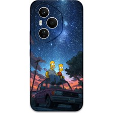Gramaphone Honor 400 Pro Uyumlu Simpson Desenli Telefon Kılıfı + Ekran Koruyucu - 5937