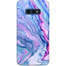 Gramaphone Galaxy S10E Uyumlu Mermer Desenli Telefon Kılıfı + Ekran Koruyucu - 5816