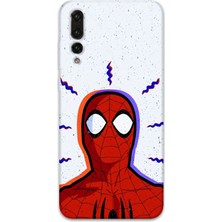 Gramaphone Huawei P20 Pro Uyumlu Spiderman Desenli Telefon Kılıfı + Ekran Koruyucu - 5830