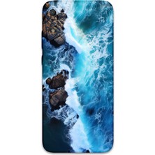 Gramaphone Huawei Y6 2019 Uyumlu Mermer Desenli Telefon Kılıfı + Ekran Koruyucu - 5810