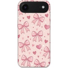 Gramaphone iPhone 17 Air Uyumlu Kurdele Desenli Telefon Kılıfı + Ekran Koruyucu - 5802